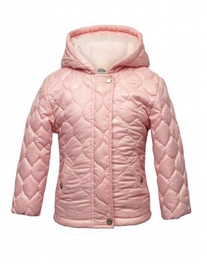 Girls Jacket Quilted Rose Pink